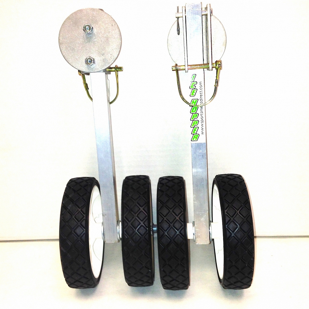 Ice Hopper Shack Jacker Shanty Wheel Kit @ Sportsmen's Direct: Targeting  Outdoor Innovation