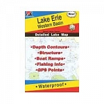 Fishing Hot Spots Map- Western Basin Lake Erie,