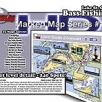 Xtreme Bass Tackle Marked Maps HD Complete Chart Book