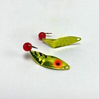 Mark's Triple Bend Silver Antifreeze Red Bead