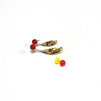 Ice Hopper Gold Finger Bead Spoon