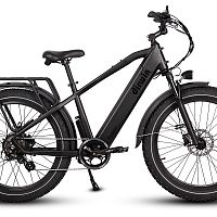 Dirwin Pioneer Fat Tire Electric Bike- Matte Black