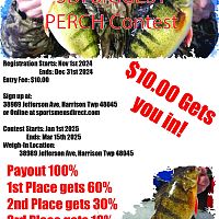 Big Perch Contest Entrance Fee